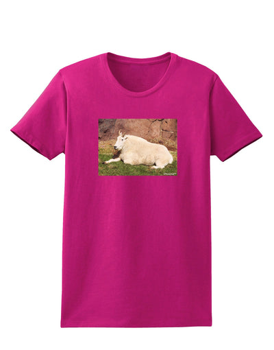 Relaxing Ram Womens Dark T-Shirt-Womens T-Shirt-TooLoud-Hot-Pink-Small-Davson Sales