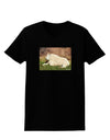 Relaxing Ram Womens Dark T-Shirt-Womens T-Shirt-TooLoud-Black-X-Small-Davson Sales