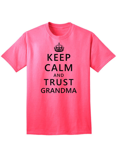 Reliable and Comfortable Grandma Adult T-Shirt for a Serene Shopping Experience-Mens T-shirts-TooLoud-Neon-Pink-Small-Davson Sales