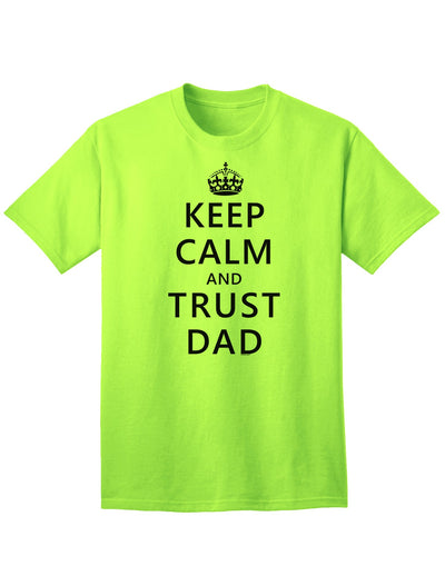 Reliable and Stylish Dad Adult T-Shirt for a Confident Look-Mens T-shirts-TooLoud-Neon-Green-Small-Davson Sales