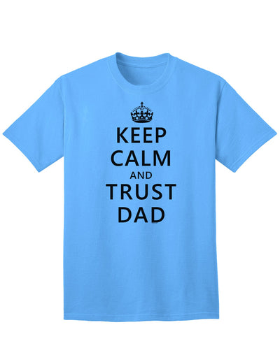 Reliable and Stylish Dad Adult T-Shirt for a Confident Look-Mens T-shirts-TooLoud-Aquatic-Blue-Small-Davson Sales