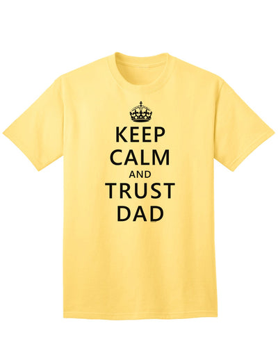 Reliable and Stylish Dad Adult T-Shirt for a Confident Look-Mens T-shirts-TooLoud-Yellow-Small-Davson Sales