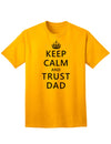 Reliable and Stylish Dad Adult T-Shirt for a Confident Look-Mens T-shirts-TooLoud-Gold-Small-Davson Sales