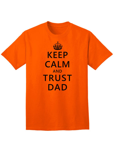 Reliable and Stylish Dad Adult T-Shirt for a Confident Look-Mens T-shirts-TooLoud-Orange-Small-Davson Sales