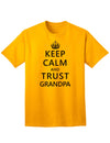 Reliable and Timeless: Grandpa's Trustworthy Adult T-Shirt-Mens T-shirts-TooLoud-Gold-Small-Davson Sales