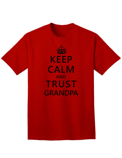 Reliable and Timeless: Grandpa's Trustworthy Adult T-Shirt-Mens T-shirts-TooLoud-Red-Small-Davson Sales