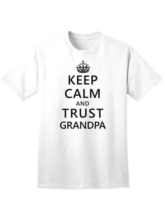 Reliable and Timeless: Grandpa's Trustworthy Adult T-Shirt-Mens T-shirts-TooLoud-White-Small-Davson Sales