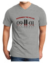 Remember The Fallen 91101 Adult V-Neck T-shirt-Mens V-Neck T-Shirt-TooLoud-HeatherGray-Small-Davson Sales