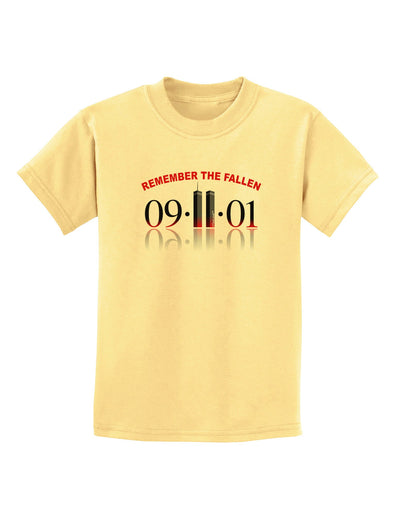 Remember The Fallen 91101 Childrens T-Shirt-Childrens T-Shirt-TooLoud-Daffodil-Yellow-X-Small-Davson Sales