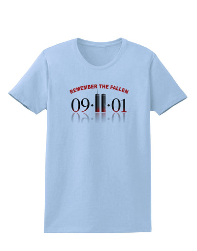 Remember The Fallen 91101 Womens T-Shirt-Womens T-Shirt-TooLoud-Light-Blue-X-Small-Davson Sales