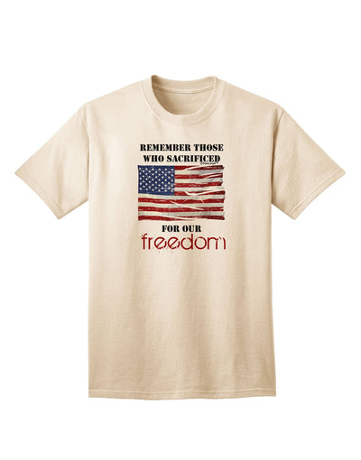 Remember - Veterans Adult T-Shirt-Mens T-Shirt-TooLoud-Natural-Small-Davson Sales