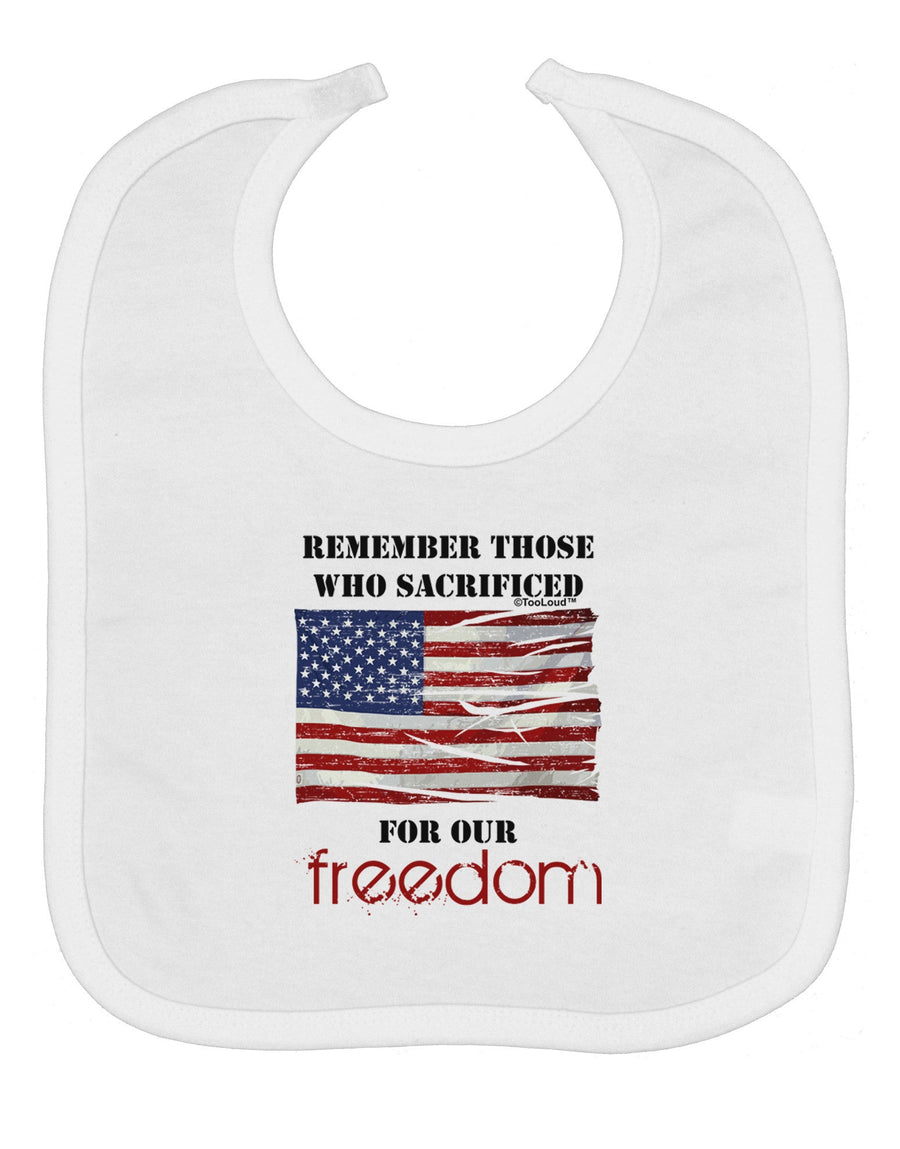 Remember - Veterans Baby Bib