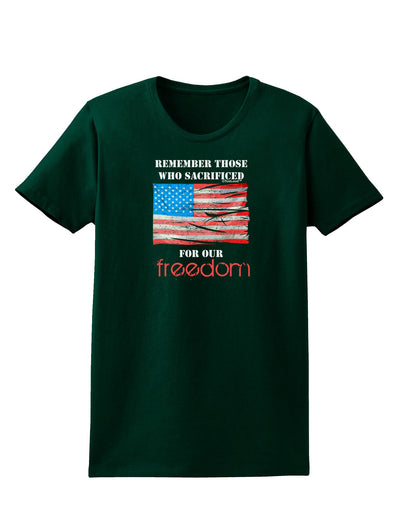 Remember - Veterans Womens Dark T-Shirt-TooLoud-Forest-Green-Small-Davson Sales