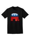 Republican Bubble Symbol Adult Dark T-Shirt-Mens T-Shirt-TooLoud-Black-Small-Davson Sales