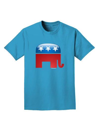 Republican Bubble Symbol Adult Dark T-Shirt-Mens T-Shirt-TooLoud-Turquoise-Small-Davson Sales