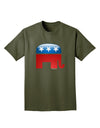 Republican Bubble Symbol Adult Dark T-Shirt-Mens T-Shirt-TooLoud-Military-Green-Small-Davson Sales