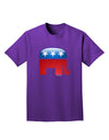 Republican Bubble Symbol Adult Dark T-Shirt-Mens T-Shirt-TooLoud-Purple-Small-Davson Sales