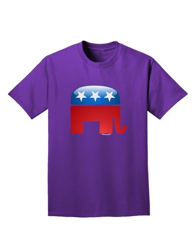 Republican Bubble Symbol Adult Dark T-Shirt-Mens T-Shirt-TooLoud-Purple-Small-Davson Sales