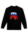 Republican Bubble Symbol Adult Long Sleeve Dark T-Shirt-TooLoud-Black-Small-Davson Sales