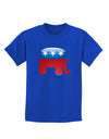 Republican Bubble Symbol Childrens Dark T-Shirt-Childrens T-Shirt-TooLoud-Royal-Blue-X-Small-Davson Sales