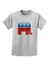 Republican Bubble Symbol Childrens T-Shirt-Childrens T-Shirt-TooLoud-AshGray-X-Small-Davson Sales