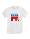 Republican Bubble Symbol Childrens T-Shirt-Childrens T-Shirt-TooLoud-White-X-Small-Davson Sales