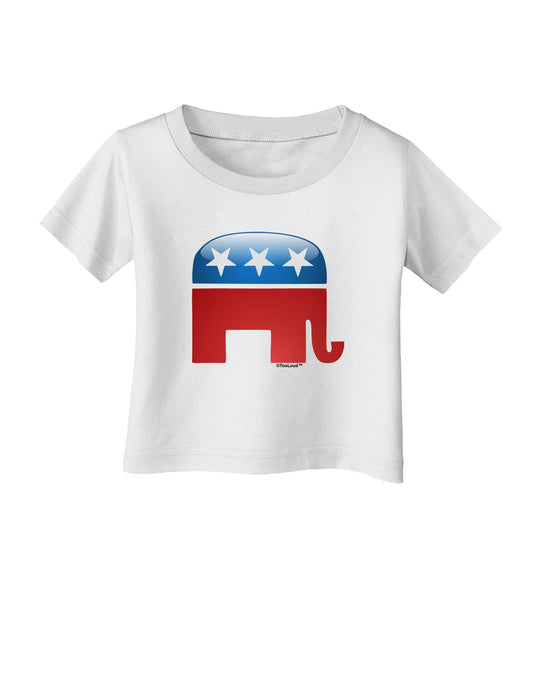 Republican Bubble Symbol Infant T-Shirt-Infant T-Shirt-TooLoud-White-06-Months-Davson Sales
