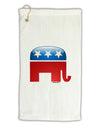 Republican Bubble Symbol Micro Terry Gromet Golf Towel 11&#x22;x19-Golf Towel-TooLoud-White-Davson Sales