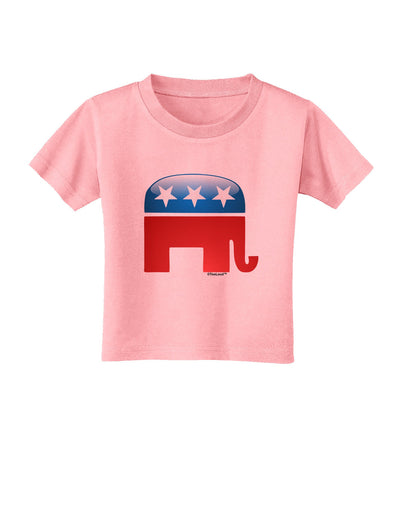 Republican Bubble Symbol Toddler T-Shirt-Toddler T-Shirt-TooLoud-Candy-Pink-2T-Davson Sales