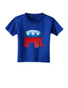 Republican Bubble Symbol Toddler T-Shirt Dark-Toddler T-Shirt-TooLoud-Royal-Blue-2T-Davson Sales