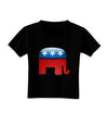 Republican Bubble Symbol Toddler T-Shirt Dark-Toddler T-Shirt-TooLoud-Black-2T-Davson Sales