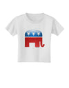 Republican Bubble Symbol Toddler T-Shirt-Toddler T-Shirt-TooLoud-White-2T-Davson Sales