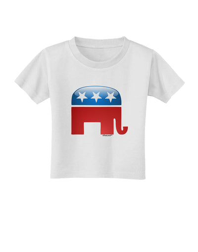 Republican Bubble Symbol Toddler T-Shirt-Toddler T-Shirt-TooLoud-White-2T-Davson Sales