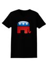 Republican Bubble Symbol Womens Dark T-Shirt-TooLoud-Black-X-Small-Davson Sales