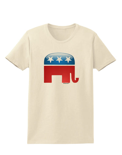 Republican Bubble Symbol Womens T-Shirt-Womens T-Shirt-TooLoud-Natural-X-Small-Davson Sales