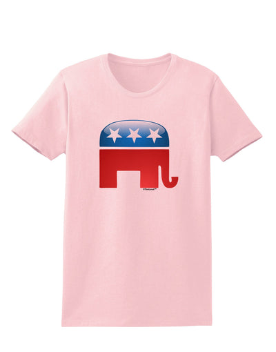 Republican Bubble Symbol Womens T-Shirt-Womens T-Shirt-TooLoud-PalePink-X-Small-Davson Sales