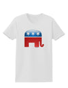 Republican Bubble Symbol Womens T-Shirt-Womens T-Shirt-TooLoud-White-X-Small-Davson Sales