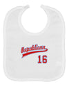 Republican Jersey 16 Baby Bib