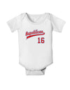 Republican Jersey 16 Baby Romper Bodysuit-Baby Romper-TooLoud-White-06-Months-Davson Sales