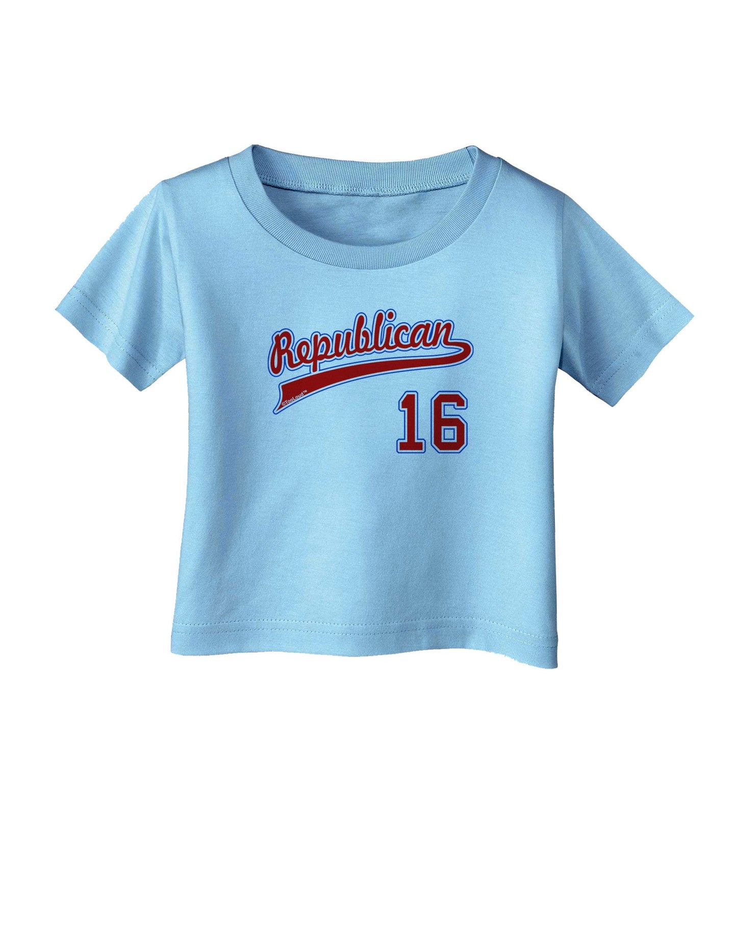 Republican Jersey 16 Infant T-Shirt-Infant T-Shirt-TooLoud-Aquatic-Blue-06-Months-Davson Sales