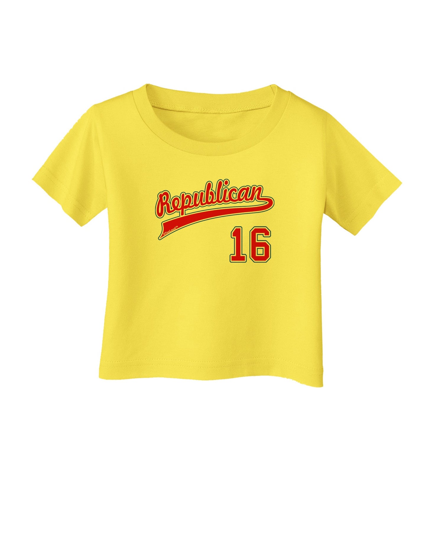 Republican Jersey 16 Infant T-Shirt-Infant T-Shirt-TooLoud-Yellow-06-Months-Davson Sales