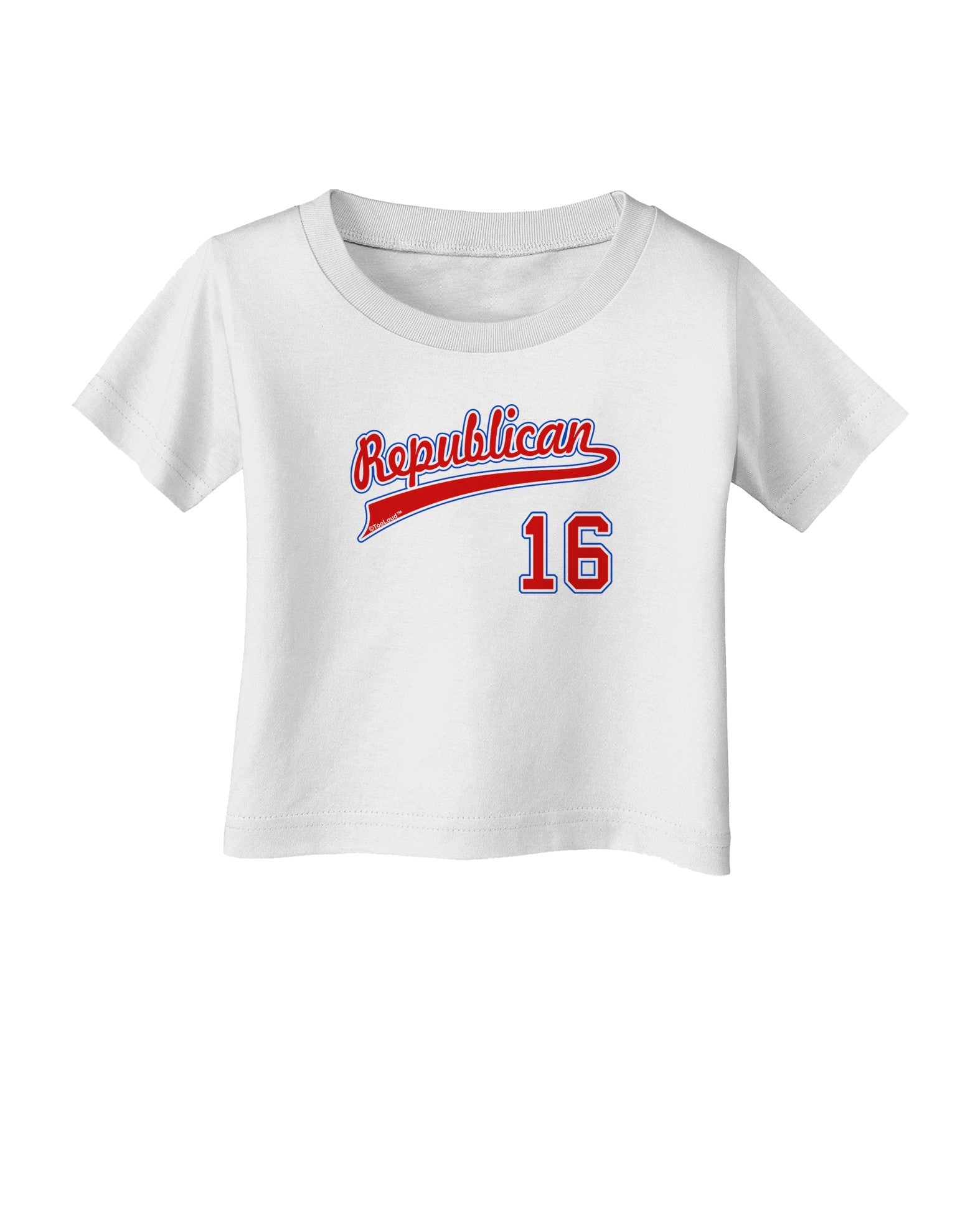 Republican Jersey 16 Infant T-Shirt-Infant T-Shirt-TooLoud-White-06-Months-Davson Sales
