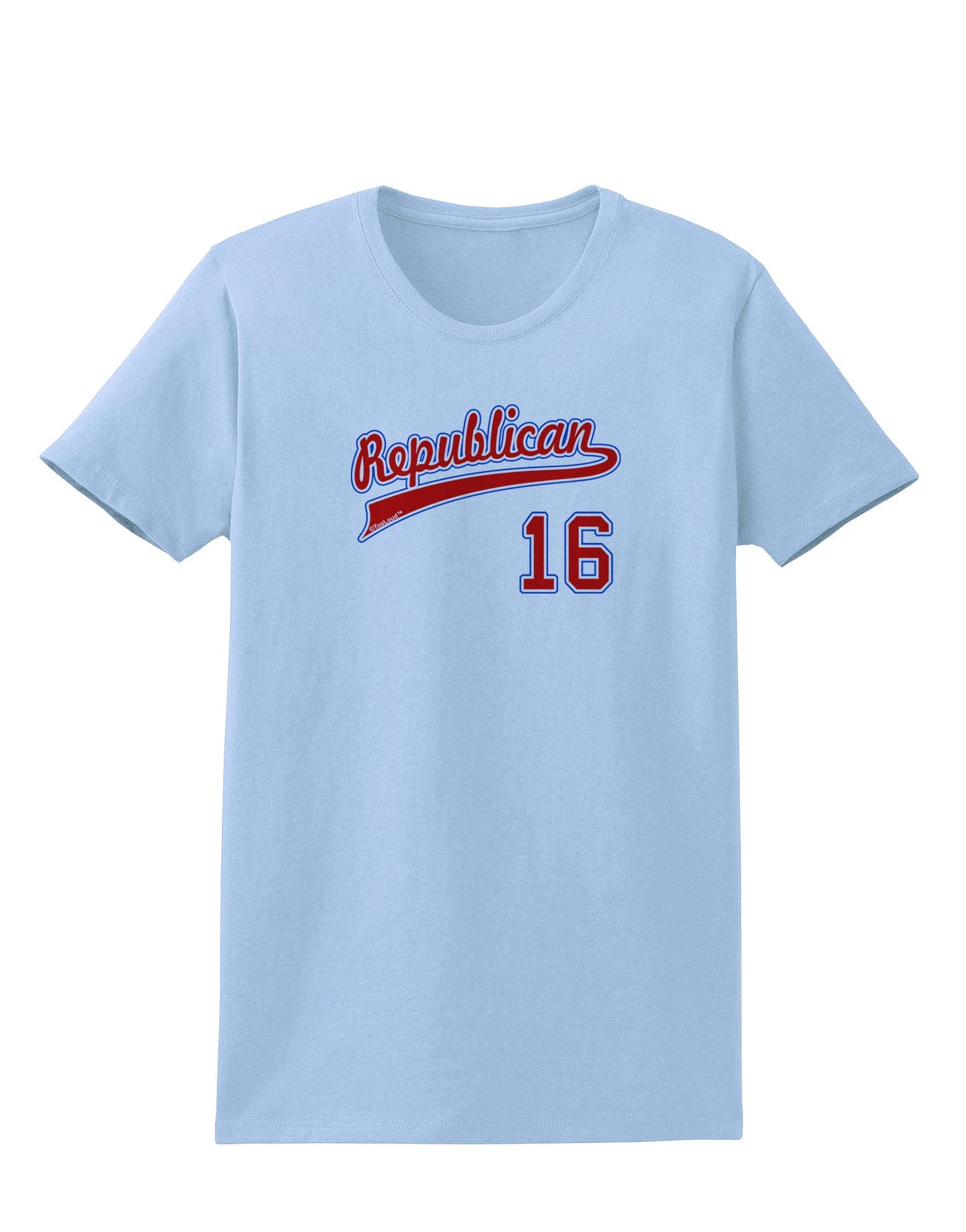Republican Jersey 16 Womens T-Shirt-Womens T-Shirt-TooLoud-Light-Blue-X-Small-Davson Sales