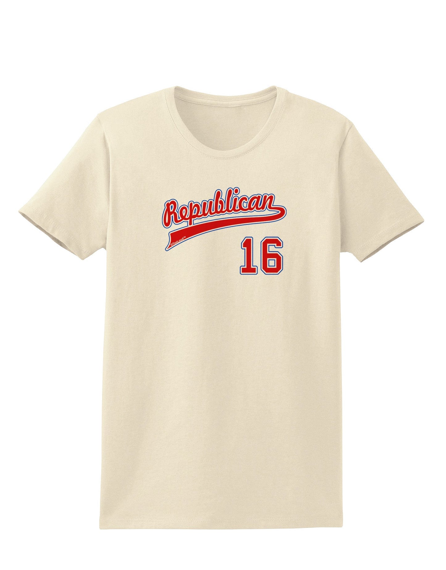 Republican Jersey 16 Womens T-Shirt-Womens T-Shirt-TooLoud-Natural-X-Small-Davson Sales
