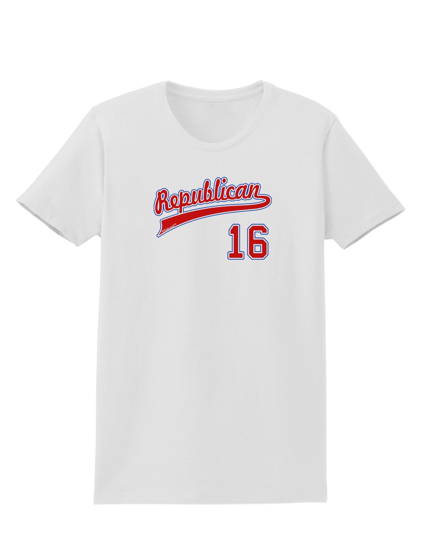 Republican Jersey 16 Womens T-Shirt-Womens T-Shirt-TooLoud-White-X-Small-Davson Sales