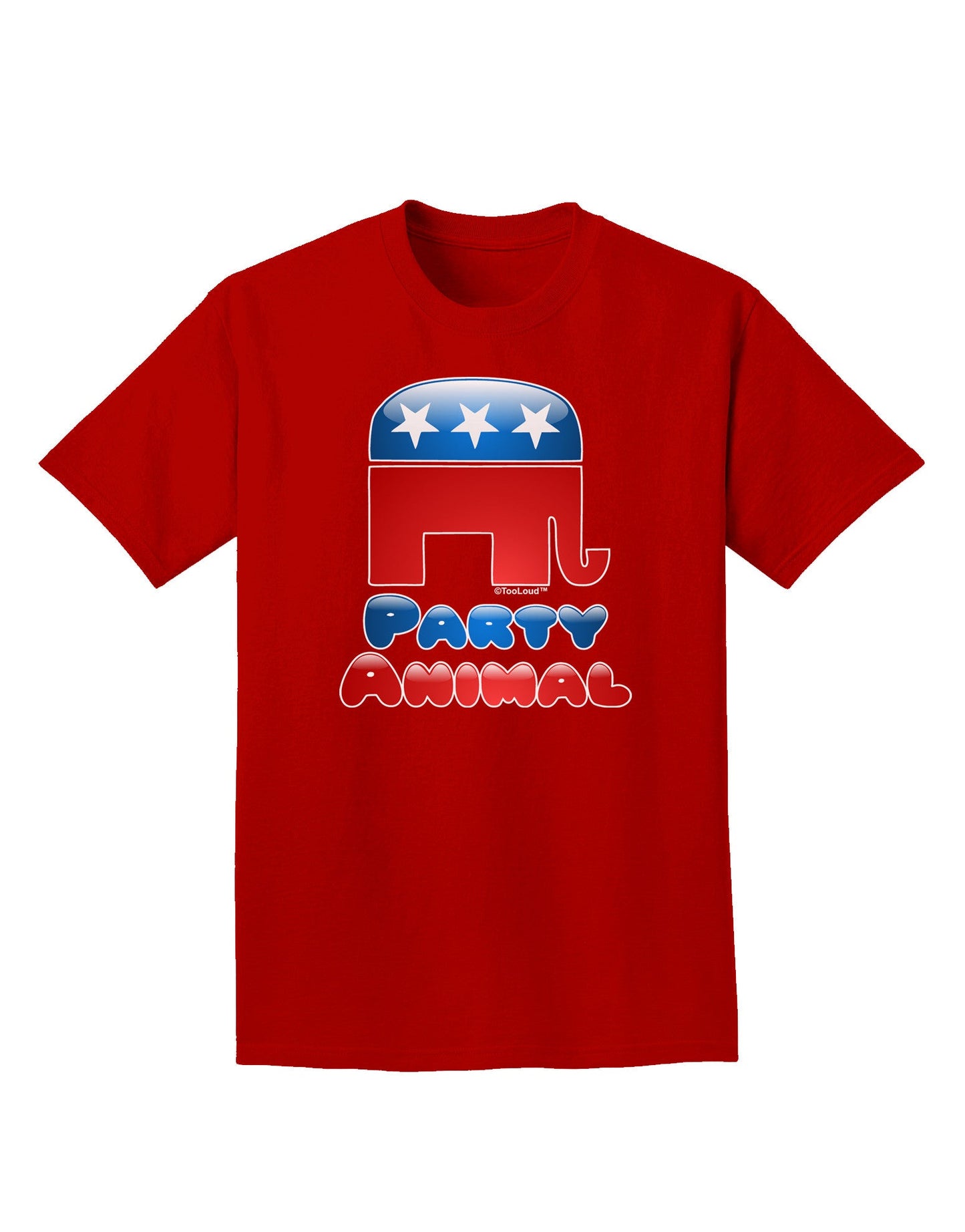 Republican Party Animal Adult Dark T-Shirt-Mens T-Shirt-TooLoud-Red-Small-Davson Sales