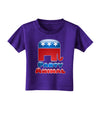 Republican Party Animal Toddler T-Shirt Dark-Toddler T-Shirt-TooLoud-Purple-2T-Davson Sales