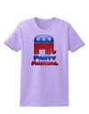 Republican Party Animal Womens T-Shirt-Womens T-Shirt-TooLoud-Lavender-X-Small-Davson Sales