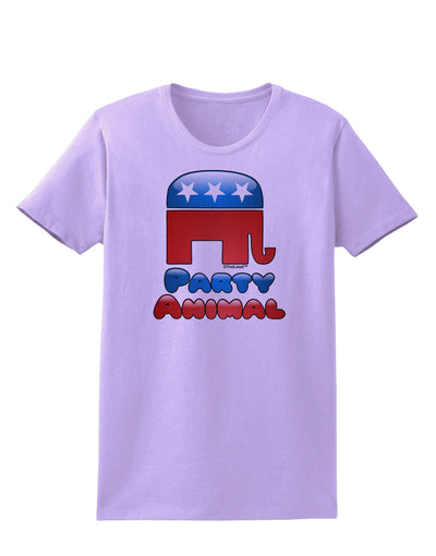 Republican Party Animal Womens T-Shirt-Womens T-Shirt-TooLoud-Lavender-X-Small-Davson Sales