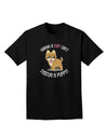 Rescue A Puppy Adult Dark T-Shirt-Mens T-Shirt-TooLoud-Black-Small-Davson Sales